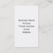 bouwvakker van het visitekaartje (Achterkant)