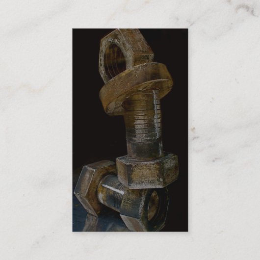 bouwvakker van het visitekaartje (Voorkant)