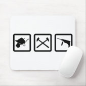 bouwvakkers muismat (Met muis)