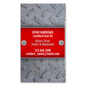 bouwvakman magnetisch visitekaartje (Voorkant Verticaal)