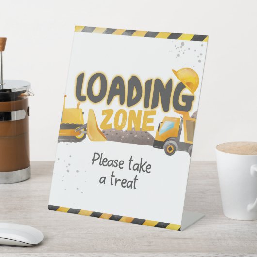 Bouwverjaardag - Laadzone Reclamebord Met Voetstuk (Insitu)