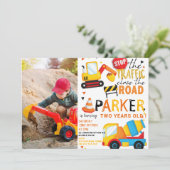 Bouwverjaardag Schattigee foto Kaart (Staand voorkant)