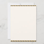 bouwverjaardag | vuilniswagen-feest kaart (Achterkant)