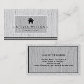 Bouwvloer Elegant Professioneel Modern Visitekaartje (Voorkant / Achterkant)