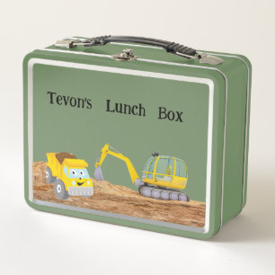 Bouwvoertuig Aangepaste Lunchbox