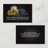 Bouwvoertuig | Bulldozer Visitekaartje (Voorkant / Achterkant)