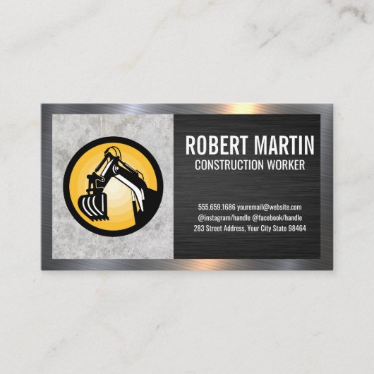 Bouwvoertuig | Dozer Afsprakenkaartje (Voorkant)