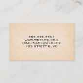 Bouwvoertuig | Grondboormachines Visitekaartje (Achterkant)