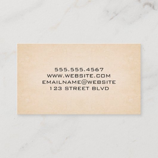 Bouwvoertuig | Grondboormachines Visitekaartje (Achterkant)