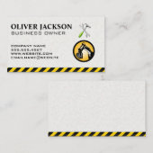 Bouwvoertuig | Hardwarehulpmiddelen Visitekaartje (Voorkant / Achterkant)