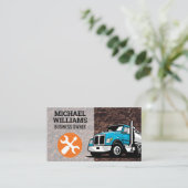 Bouwvoertuig | Logo Hardware Tools Visitekaartje (Staand voorkant)