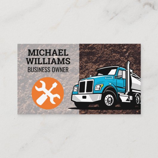 Bouwvoertuig | Logo Hardware Tools Visitekaartje (Voorkant)