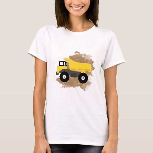 Bouwvoertuig Modder T-shirt (Voorkant)