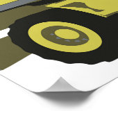 Bouwvoertuig Poster (Hoek)