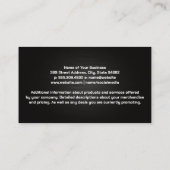 bouwvoertuig | Skyline voor onroerend goed Visitekaartje (Achterkant)