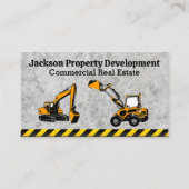 bouwvoertuig | Vastgoedontwikkeling Visitekaartje (Voorkant)