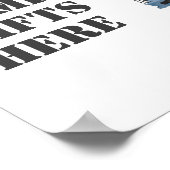 Bouwvoertuig Verjaardag Dump Gifts Here Sign Poster (Hoek)