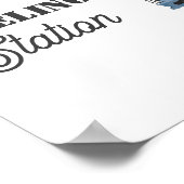 Bouwvoertuig Verjaardag Tankstation teken Poster (Hoek)