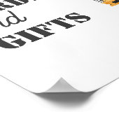 Bouwvoertuig Verjaardagskaarten en Giften Teken Poster (Hoek)