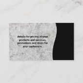 bouwvoertuig | woningbouw visitekaartje (Achterkant)