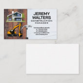 bouwvoertuig | woningverbetering visitekaartje (Voorkant / Achterkant)