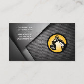 Bouwvoertuig | Zware machines Visitekaartje (Achterkant)