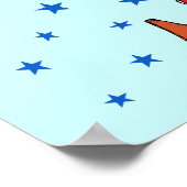 Bouwvoertuigen 2e verjaardag cadeaus poster (Hoek)