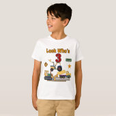 Bouwvoertuigen 3e verjaardag Tshirts (Voorkant volledig)