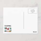 Bouwvoertuigen 4e verjaardag T-shirts Briefkaart (Achterkant)