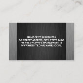 Bouwvoertuigen | Ambachtslieden Visitekaartje (Achterkant)