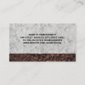 Bouwvoertuigen dumpwagen | Gereedschap voor moersl Visitekaartje (Achterkant)