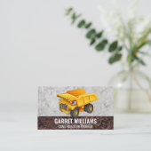 Bouwvoertuigen | Earth Mover Visitekaartje (Staand voorkant)