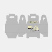 Bouwvoertuigen Grijze gereedschapskist Dag Bedankdoosjes (Uitgevouwen)