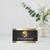 Bouwvoertuigen | Hard Pet Logo Visitekaartje (Staand voorkant)