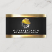 Bouwvoertuigen | Hard Pet Logo Visitekaartje (Voorkant)