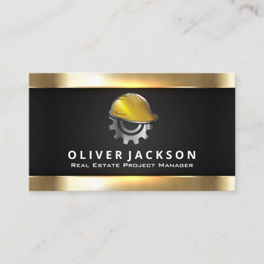 Bouwvoertuigen | Hard Pet Logo Visitekaartje (Voorkant)