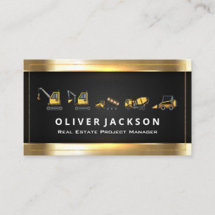 Bouwvoertuigen   Industriële industrie Visitekaartje
