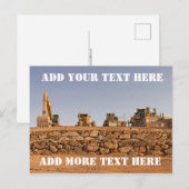 Bouwvoertuigen Panorama Briefkaart (Voorkant / Achterkant)