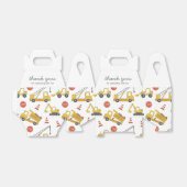 Bouwvoertuigen Party Favor Box Bedankdoosjes (Uitgevouwen)