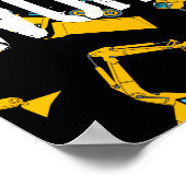 Bouwvoertuigen Poster (Hoek)