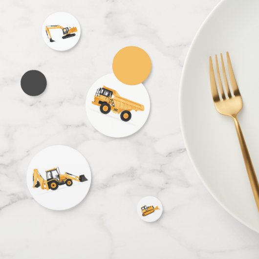 Bouwvoertuigen Verjaardag {partij Confetti (Groep)