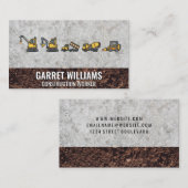 Bouwvoertuigen Visitekaartje (Voorkant / Achterkant)