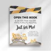 Bouwvrachtwagen Geheugen Boek Feestbord Poster