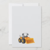 Bouwvrachtwagen 'Ik graaf er graag te zijn' Verjaa Kaart (Achterkant)