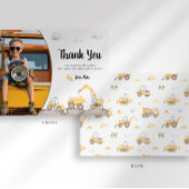 Bouwvrachtwagen Verjaardag Dank u kaart