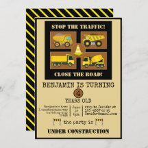 Bouwvrachtwagens | Kind Verjaardagsfeestdecor