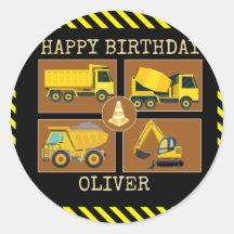 Bouwvrachtwagens | Kinderen Verjaardagsfeestvierka