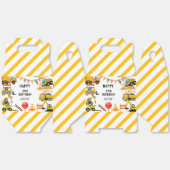 Bouwvrachtwagens | Verjaardagsfeestje voor kindere Bedankdoosjes (Ongevouwen)