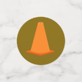 Bouwvrachtwagens | Verjaardagsfeestje voor kindere Confetti (Kleine voorkant)