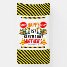 Bouwvuilniswagen 1e verjaardagsfeest